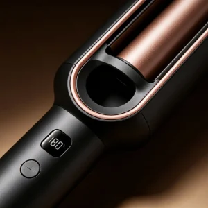 automatic hair curler detail