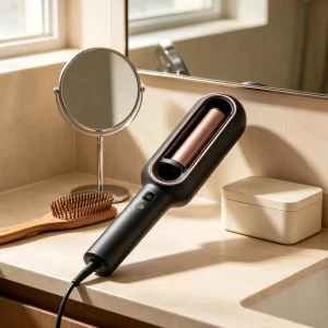automatic hair curler lifestyle