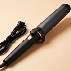 ceramic curling iron detail